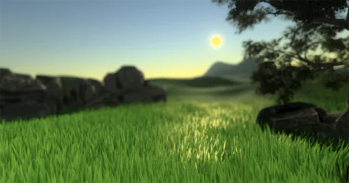 A image showing DirectX 11 Grass Shader